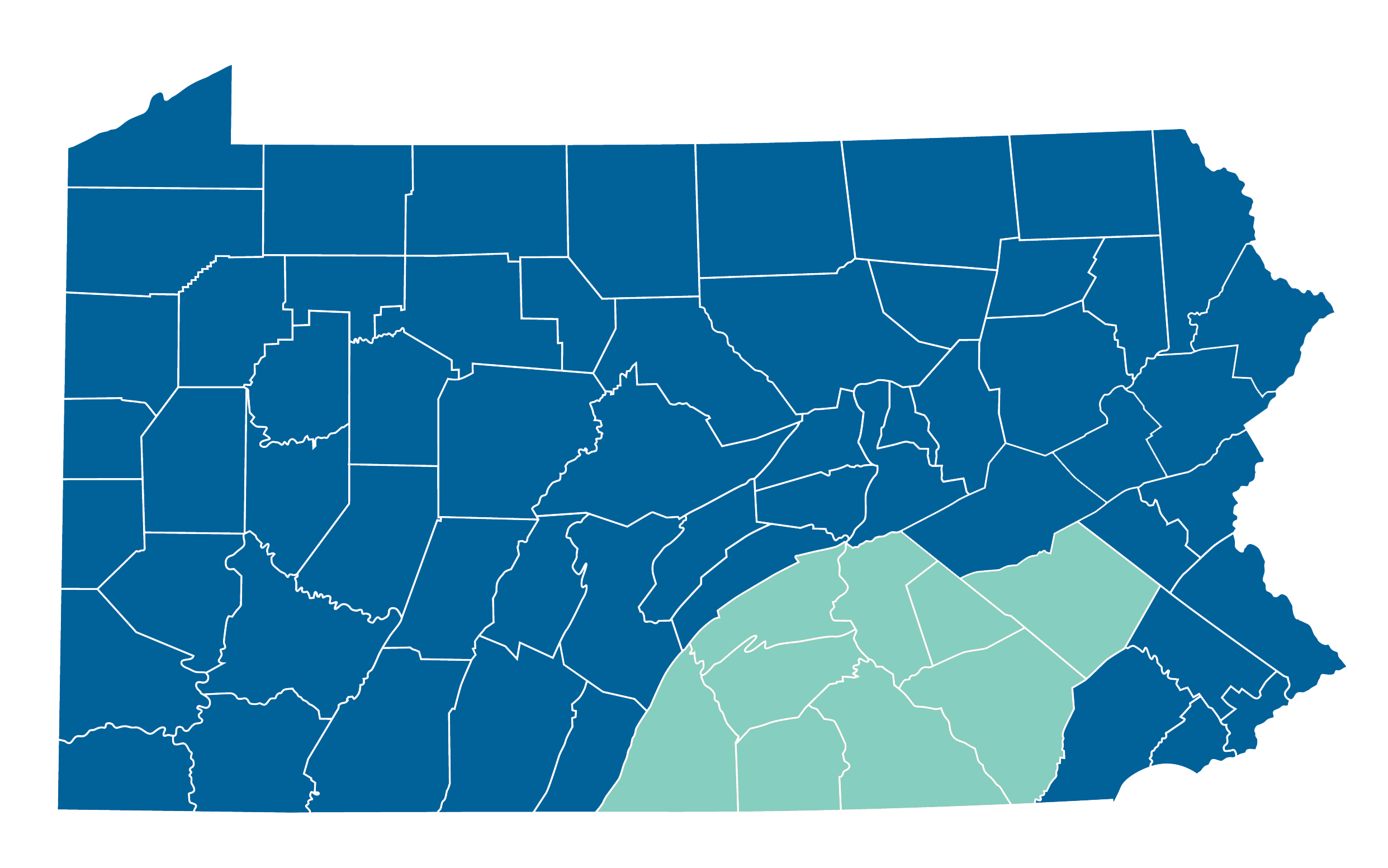 PA Commute service map